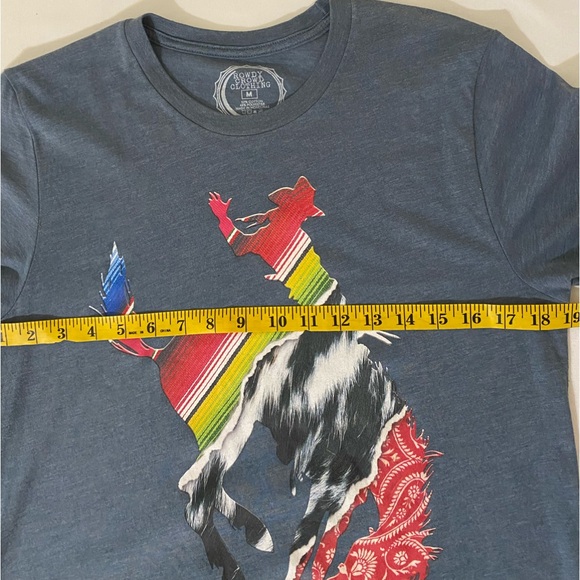 Rowdy Crowd Clothing Western T-Shirt /Medium - Picture 5 of 6